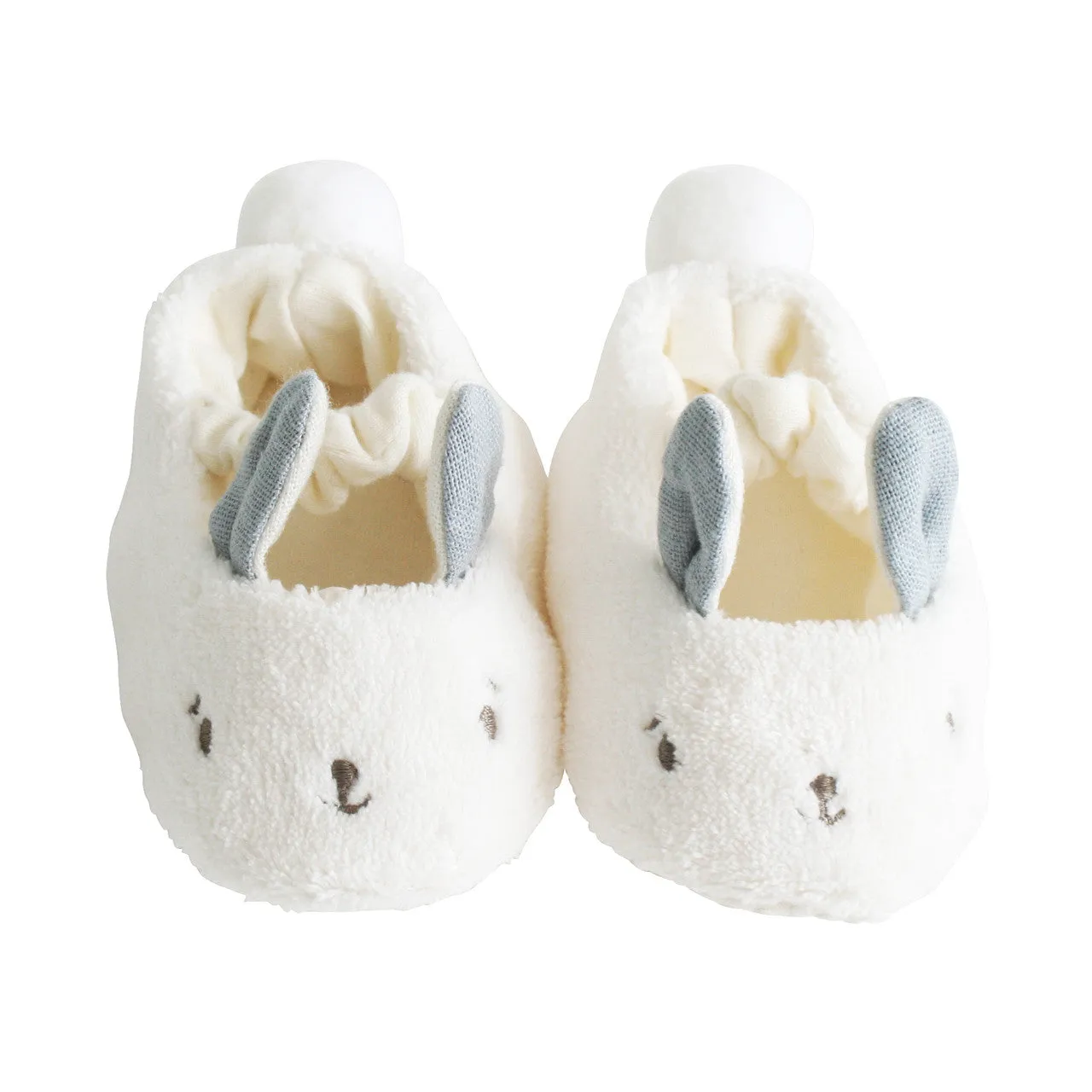 Gray Bunny Slippers