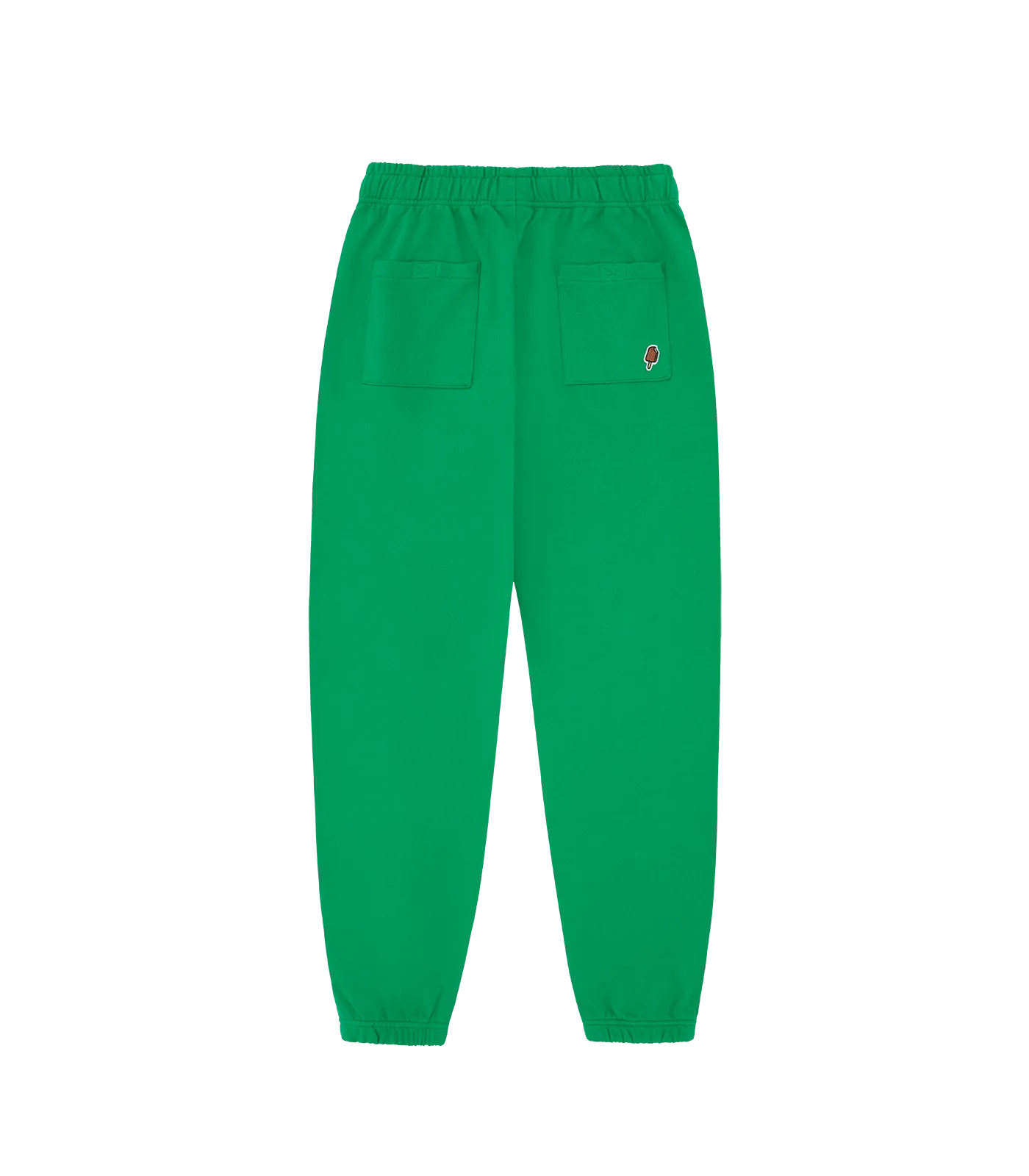 Green Sweatpants with Splatter Design