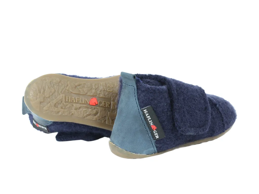 Haflinger kids' slippers Bello Ocean.