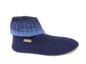 Haflinger Kids Slippers, Iris Navy Blue - Buy Now