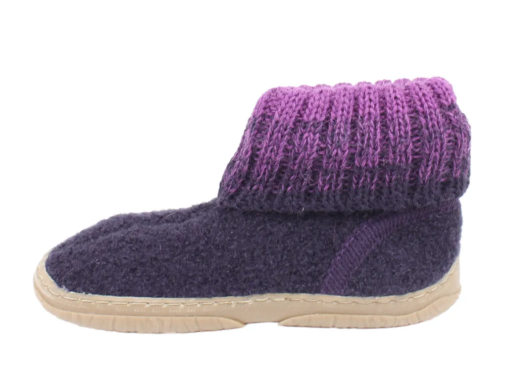 Haflinger Kids' slippers Yuki Lavender