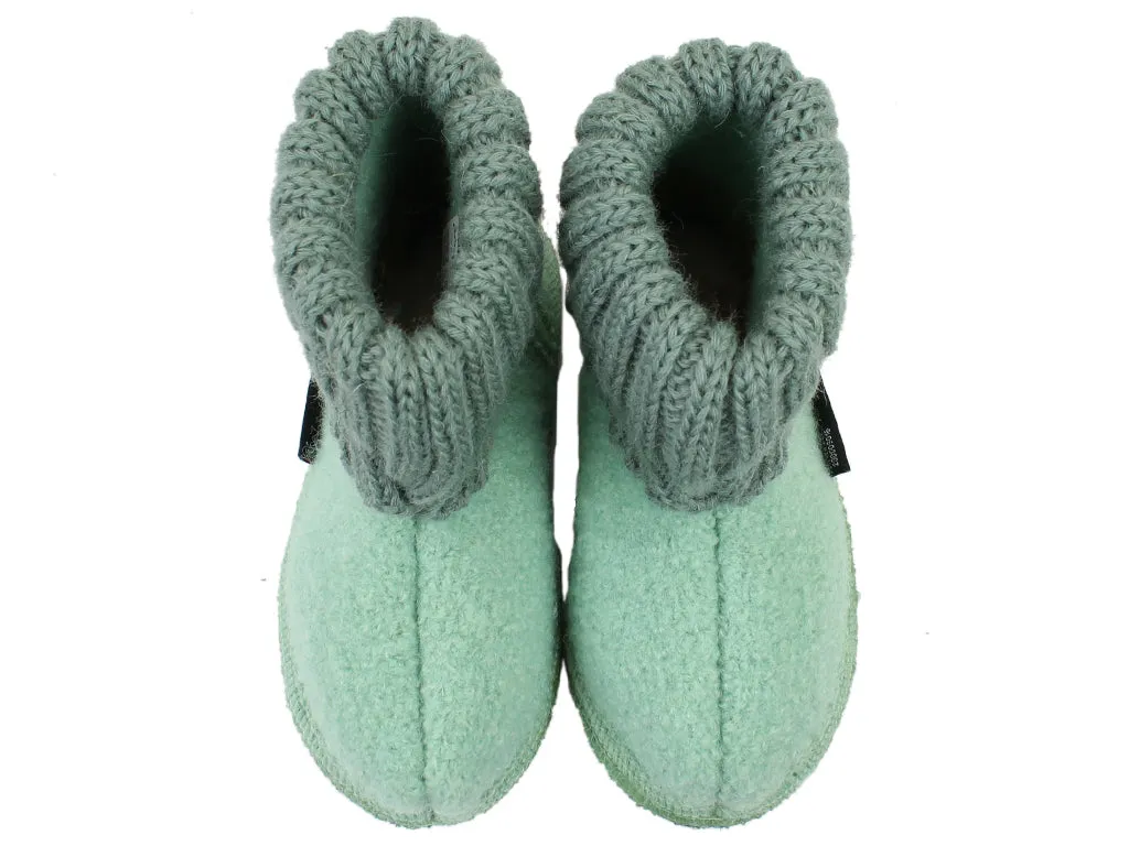 Halflinger kids slippers Karl Mint.