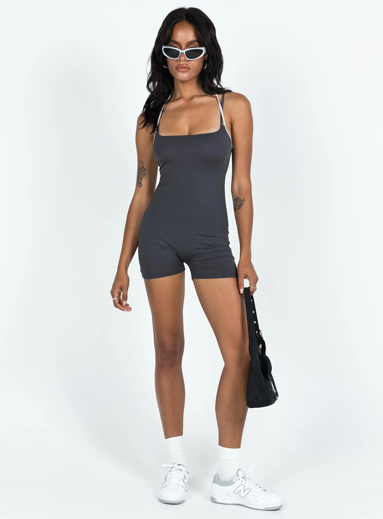 Hannan Slate Romper