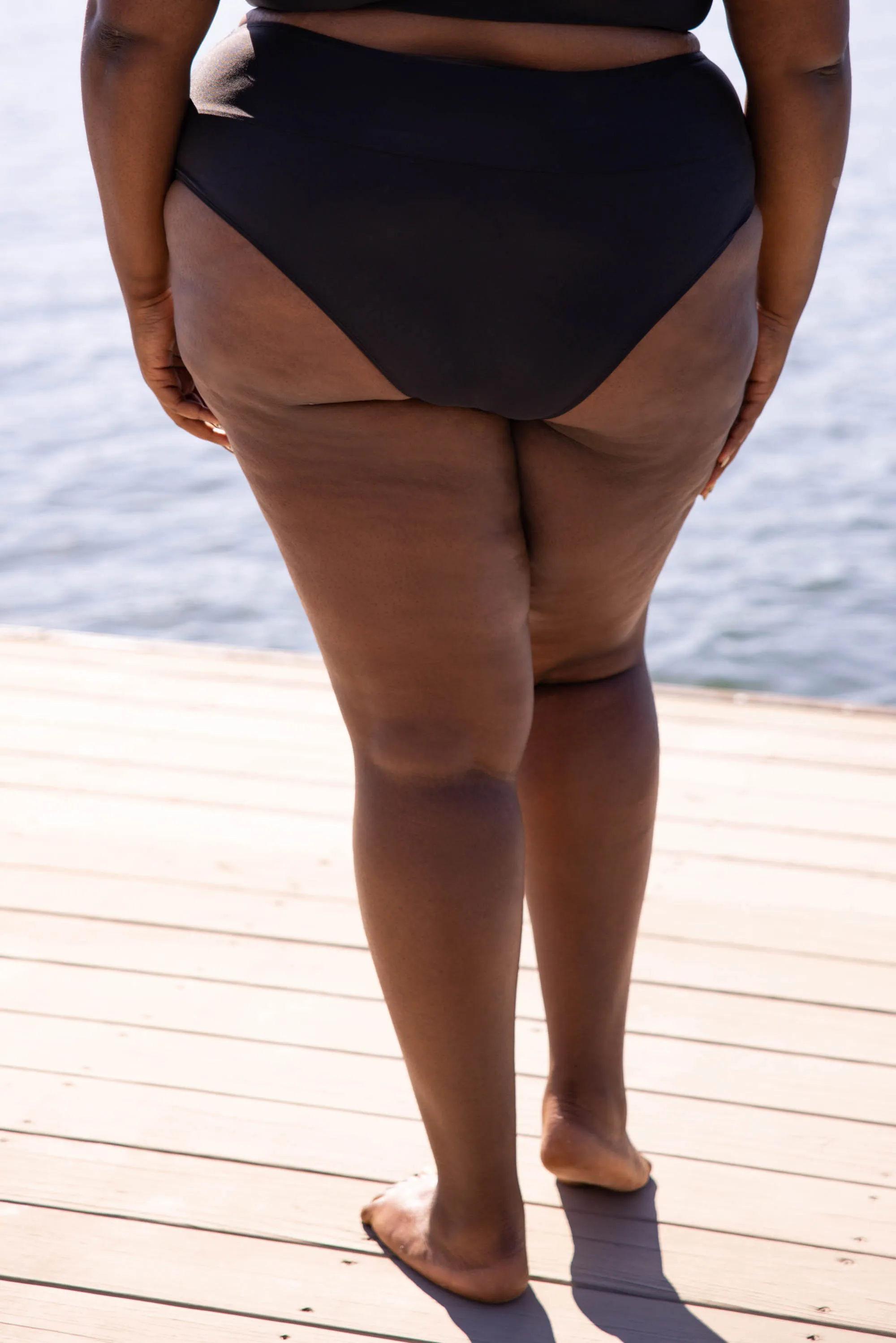 Hidden Islands Black Swim Bottoms