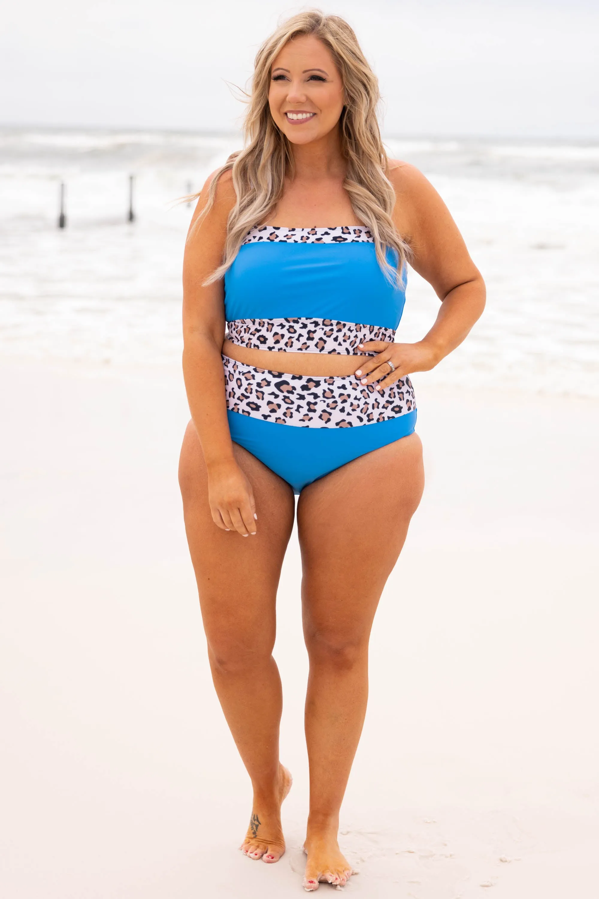 Hidden Islands Swim Bottom - Blue