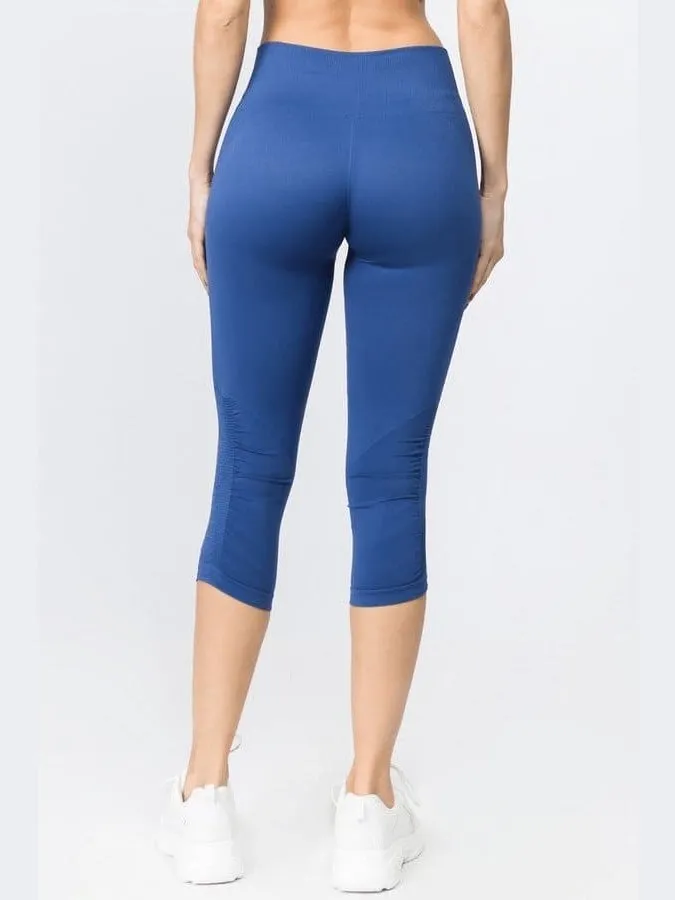 High Rise Ankle Capri Leggings