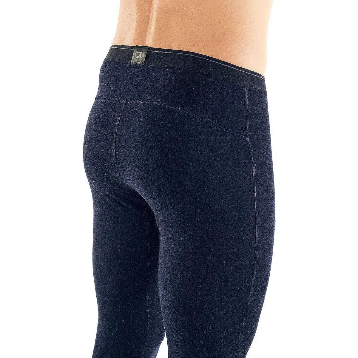 Icebreaker Men's 200 Oasis Cold Weather Leggings with Fly, Wool Base Layer Thermal Pants for optimal warmth and comfort.