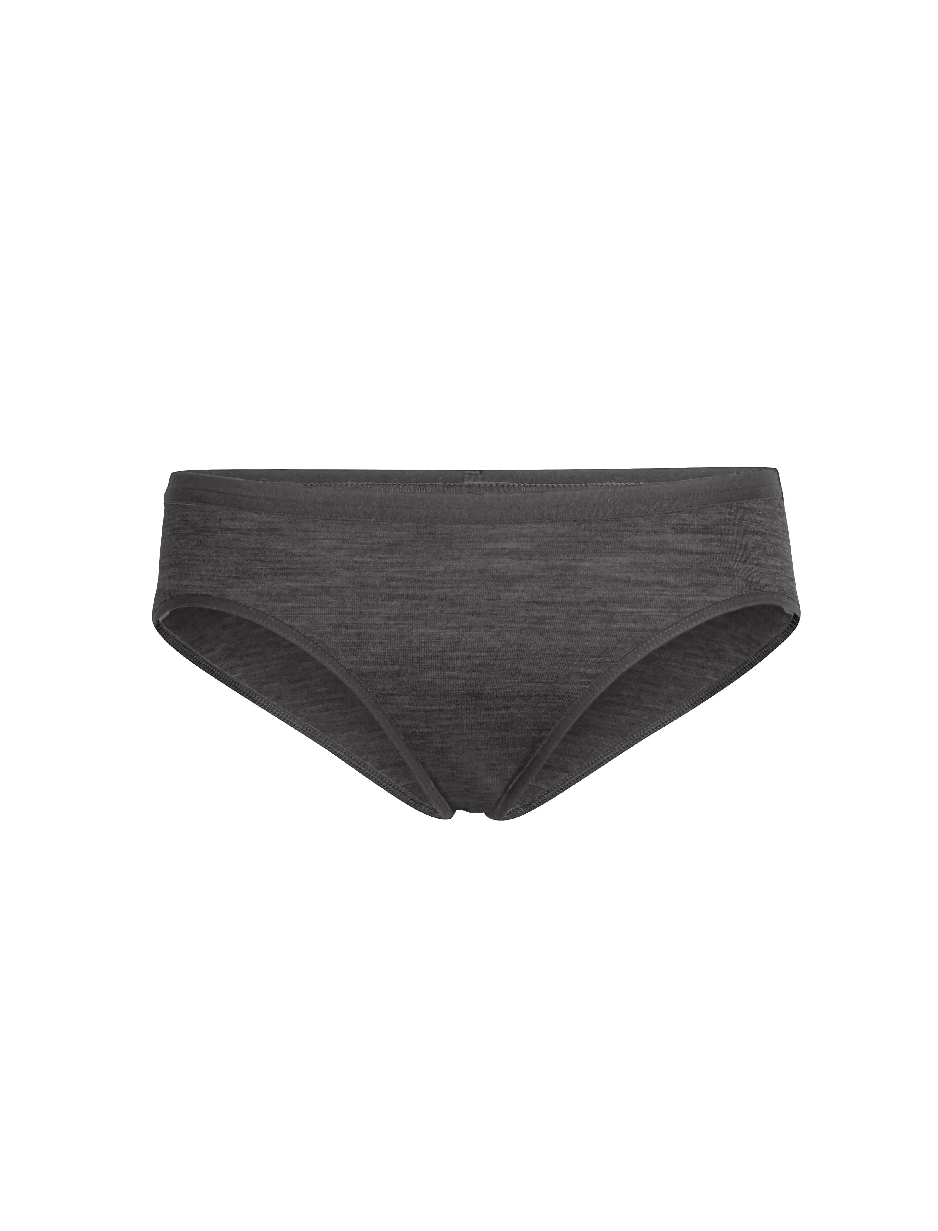 Icebreaker women's Siren Bikini Briefs - Black - Merino undergarment