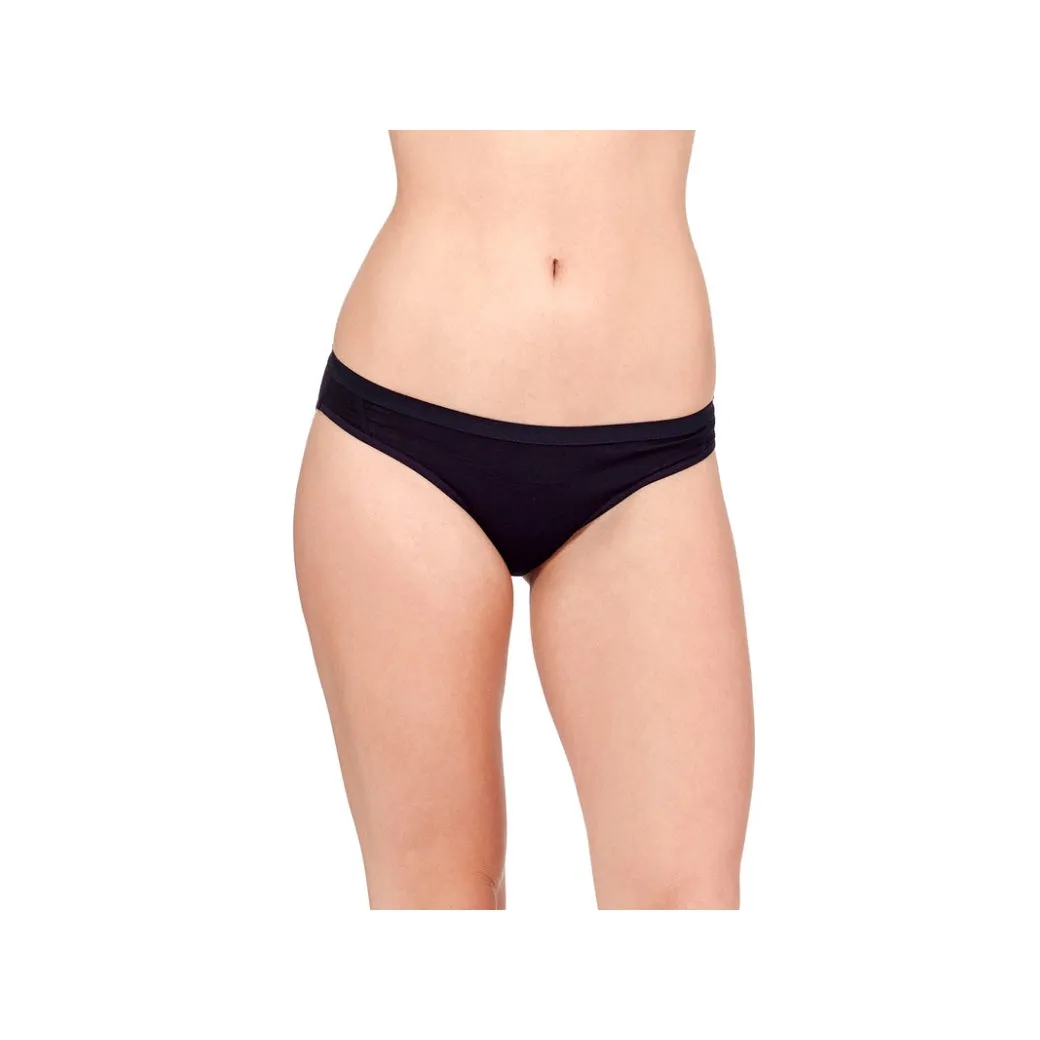 Icebreaker women's Siren Bikini Briefs - Black - Merino undergarment