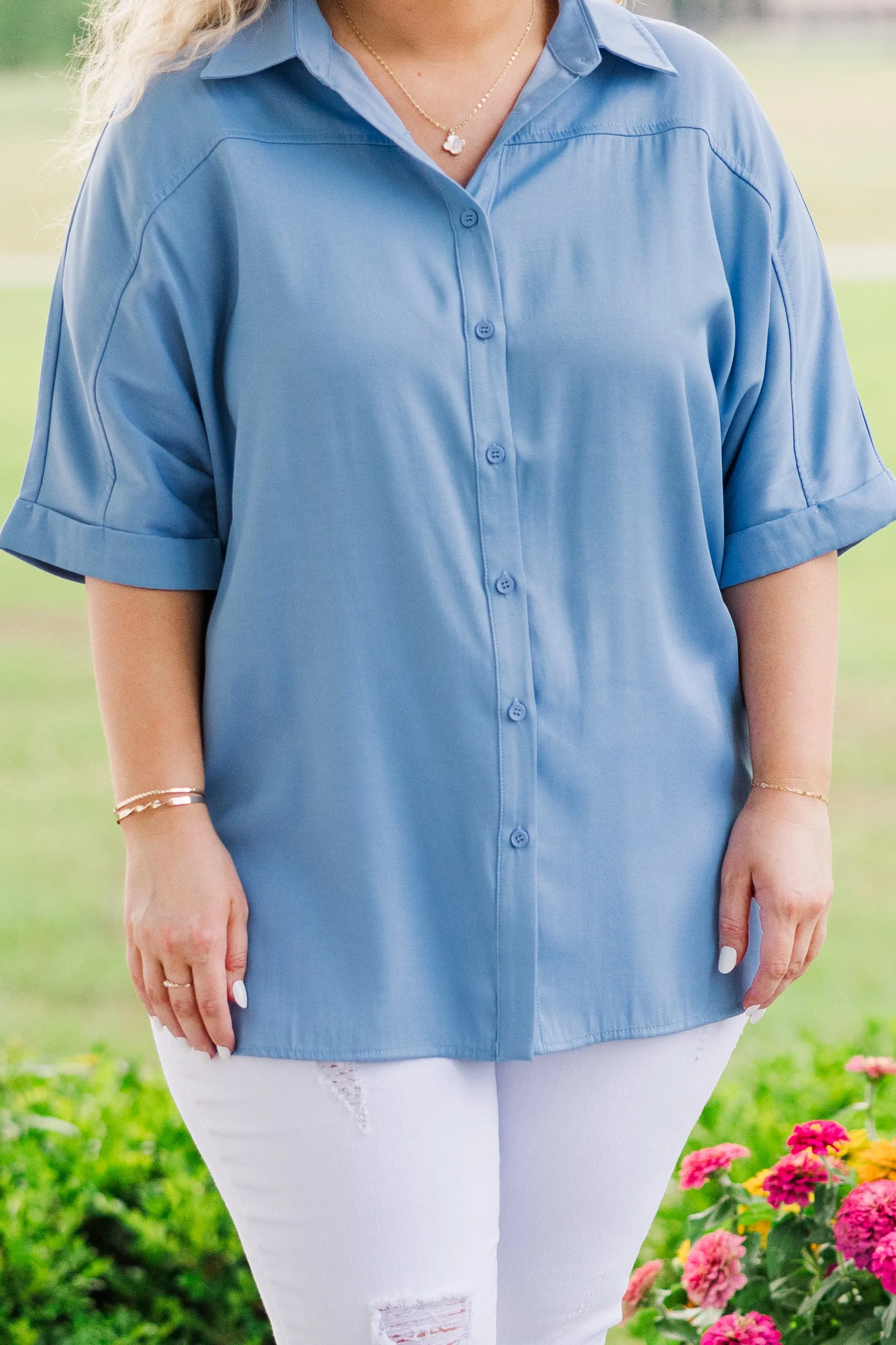 Immaculate Blue Blouse