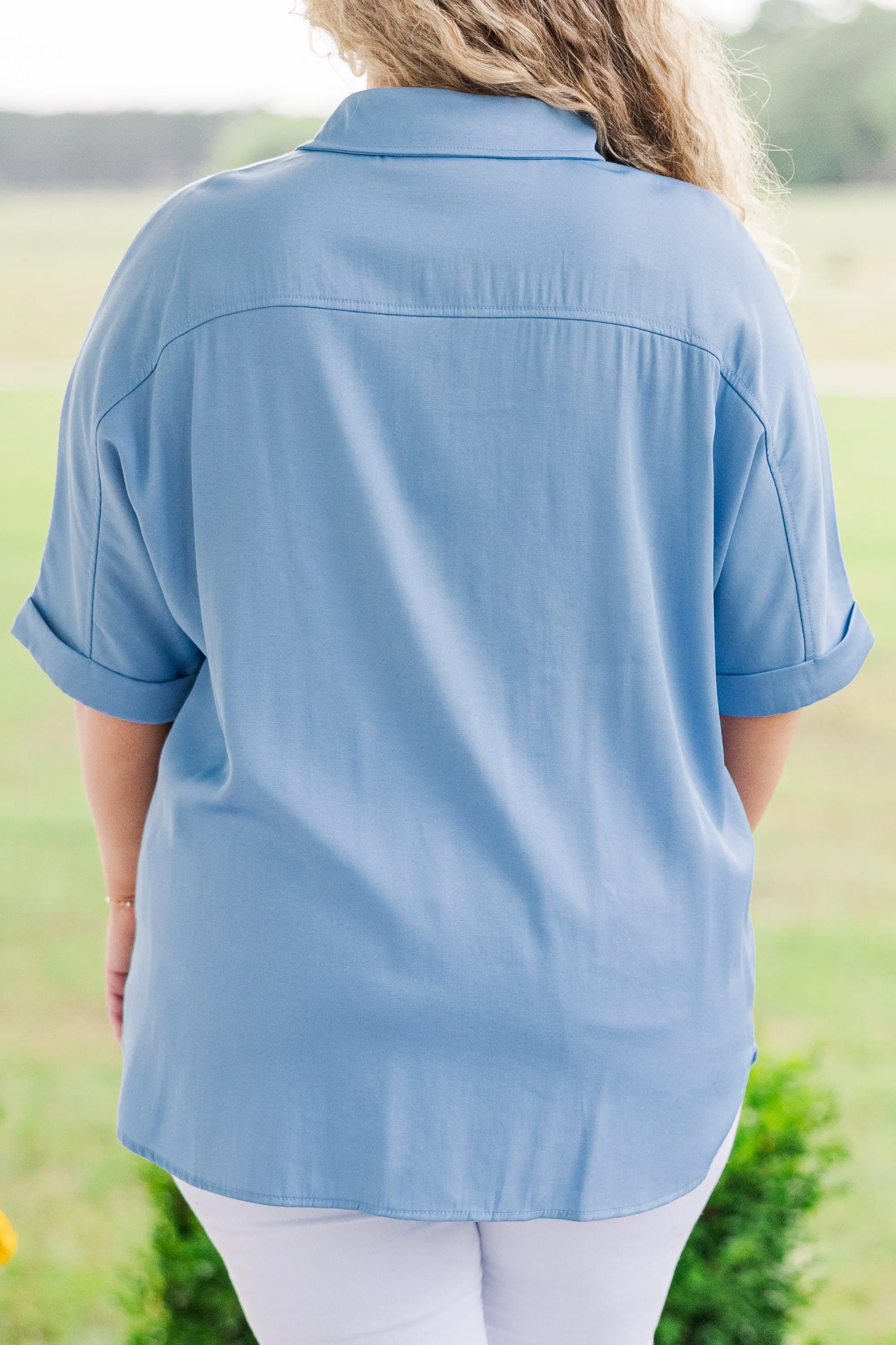 Immaculate Blue Blouse