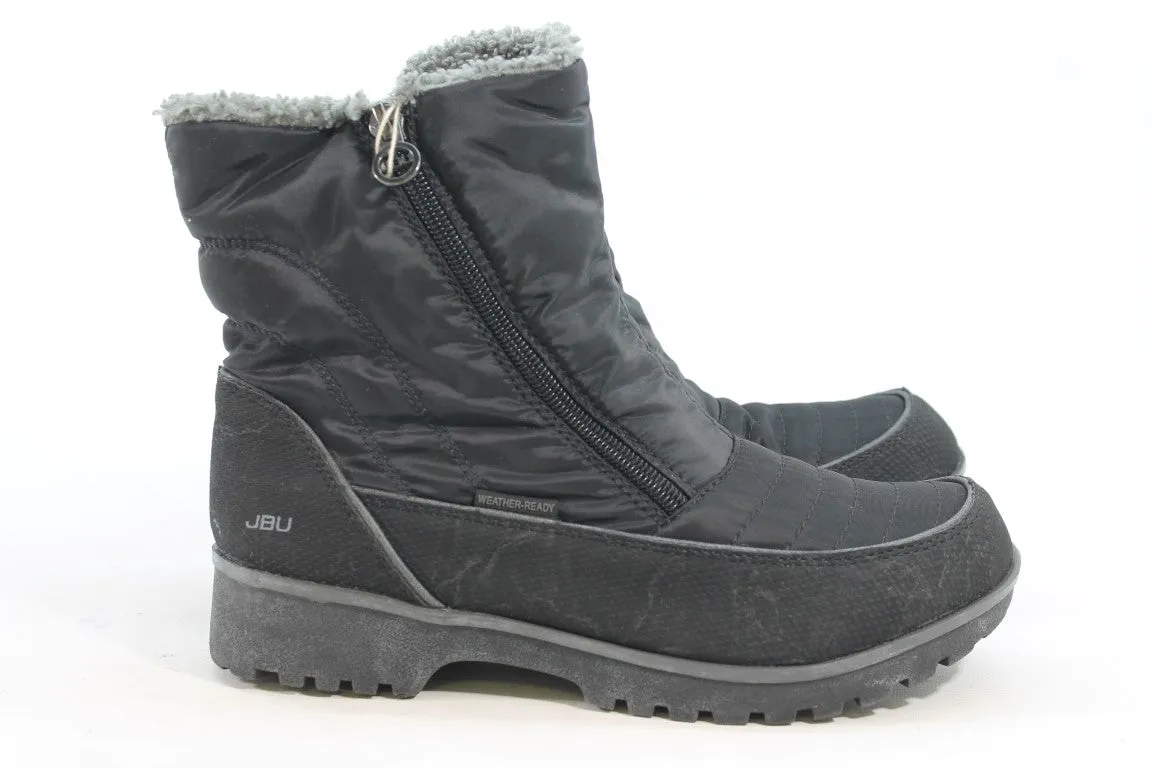 JBU Snowbird Women's Black Boots - Size 7M (ZAP19454)