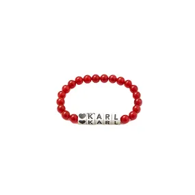 Karl Beads Bracelet - Orange