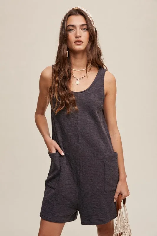 Kendall Romper - Scoop Neck