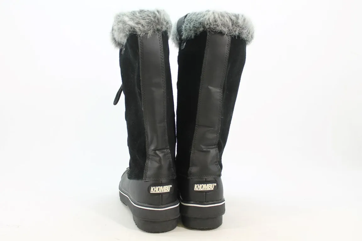 Khombu Black Boots 8.5M for Women - North Star Model (ZAP18043)