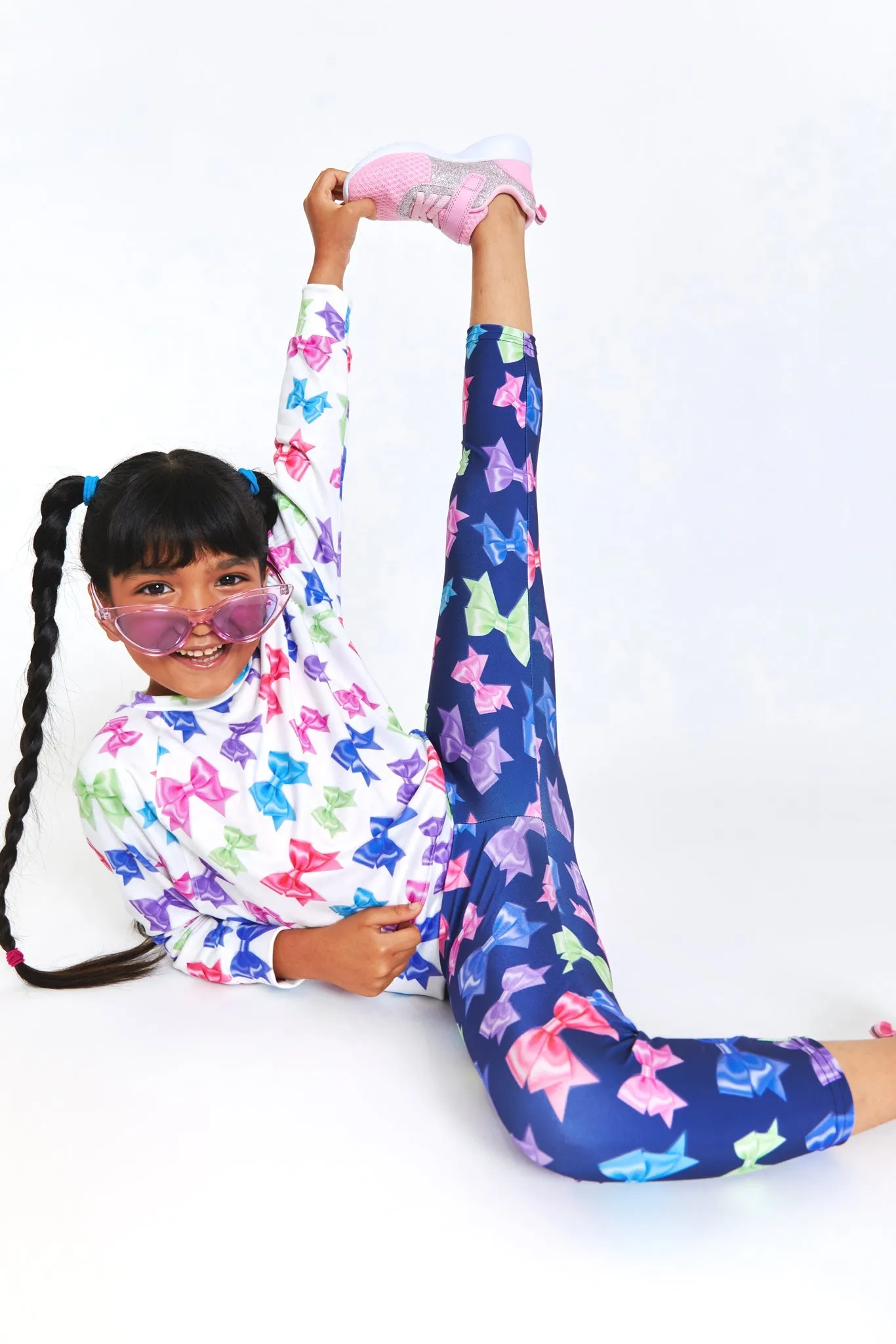 Kids Leggings with Fancy Bows