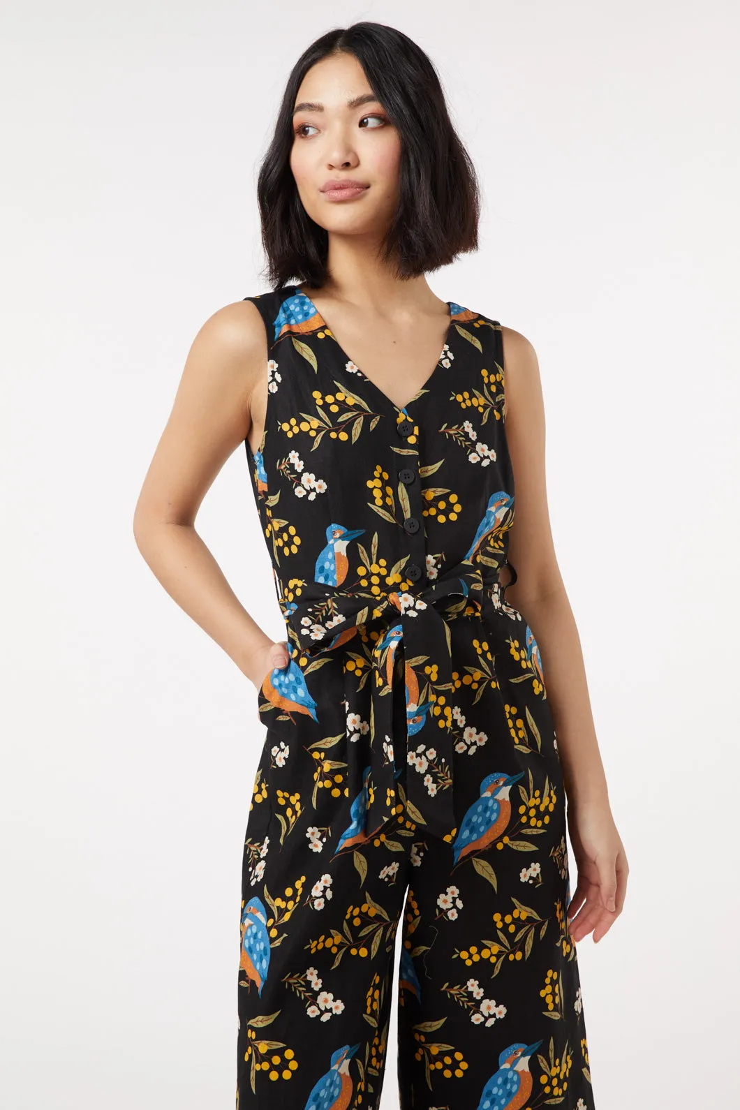 Kingfisher Jumpsuit - Google SEO Result: Stylish Jumpsuit in Vibrant Kingfisher Blue