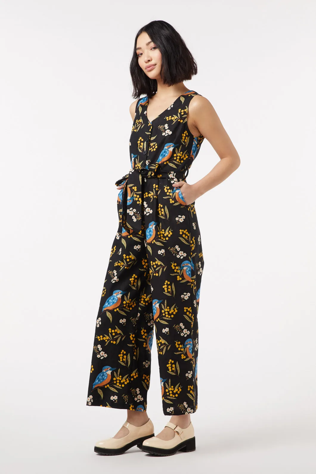 Kingfisher Jumpsuit - Google SEO Result: Stylish Jumpsuit in Vibrant Kingfisher Blue