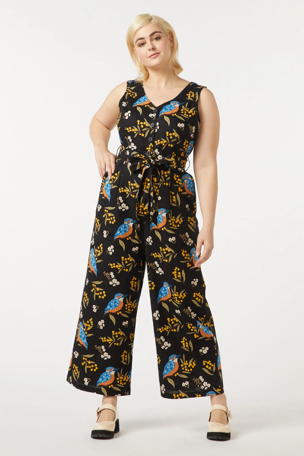 Kingfisher Jumpsuit - Google SEO Result: Stylish Jumpsuit in Vibrant Kingfisher Blue