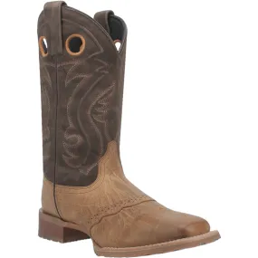 Laredo Jennings Taupe Leather Western Work Boots for Men