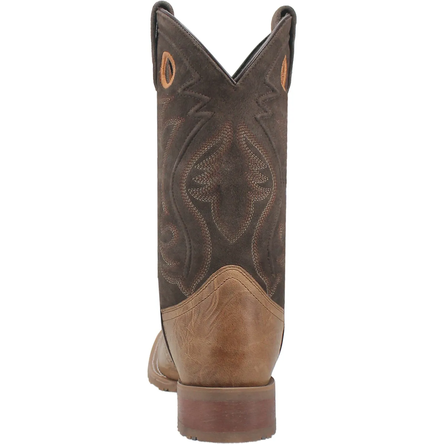 Laredo Jennings Taupe Leather Western Work Boots for Men