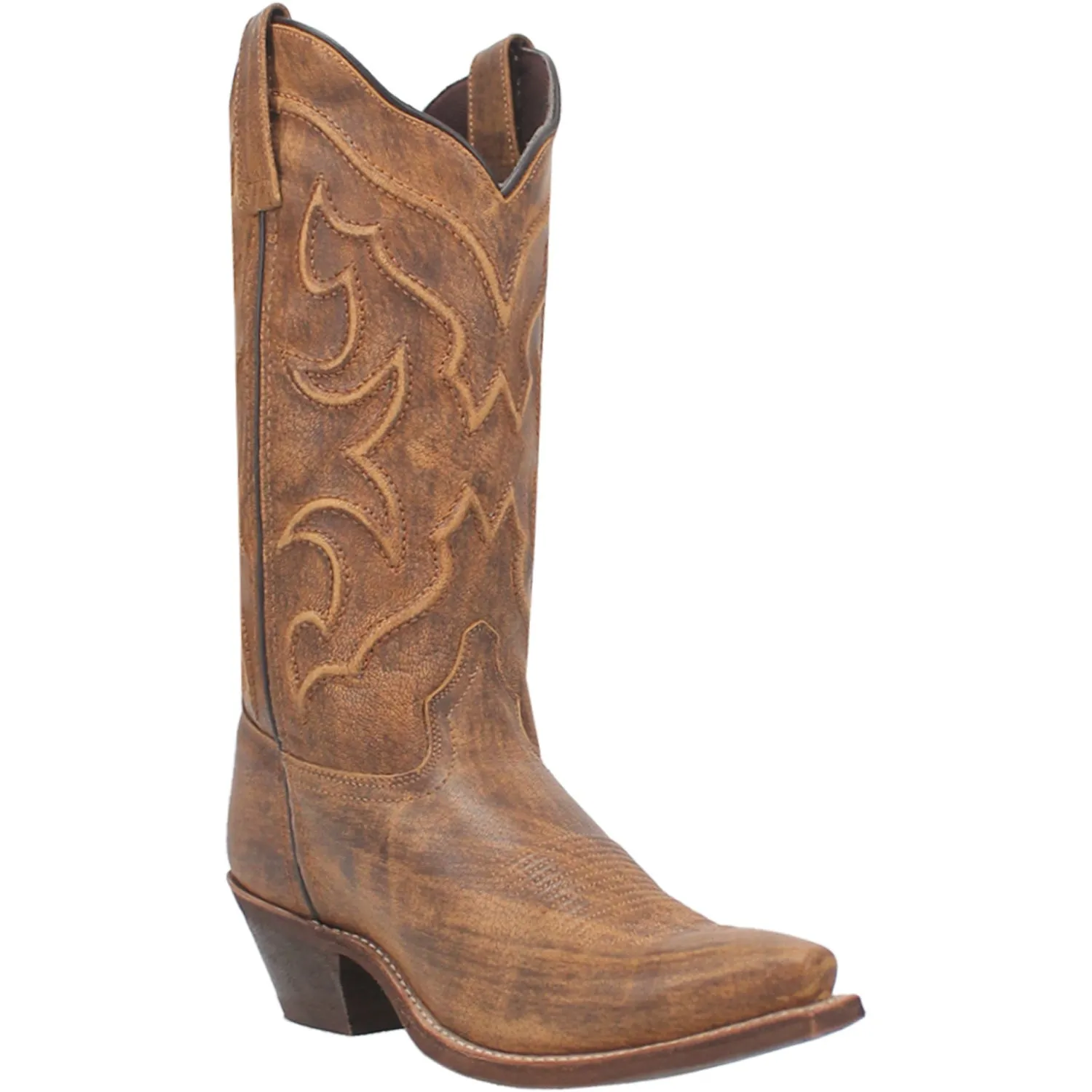 Laredo Women's Leather Cowboy Boots - Reva - Honey