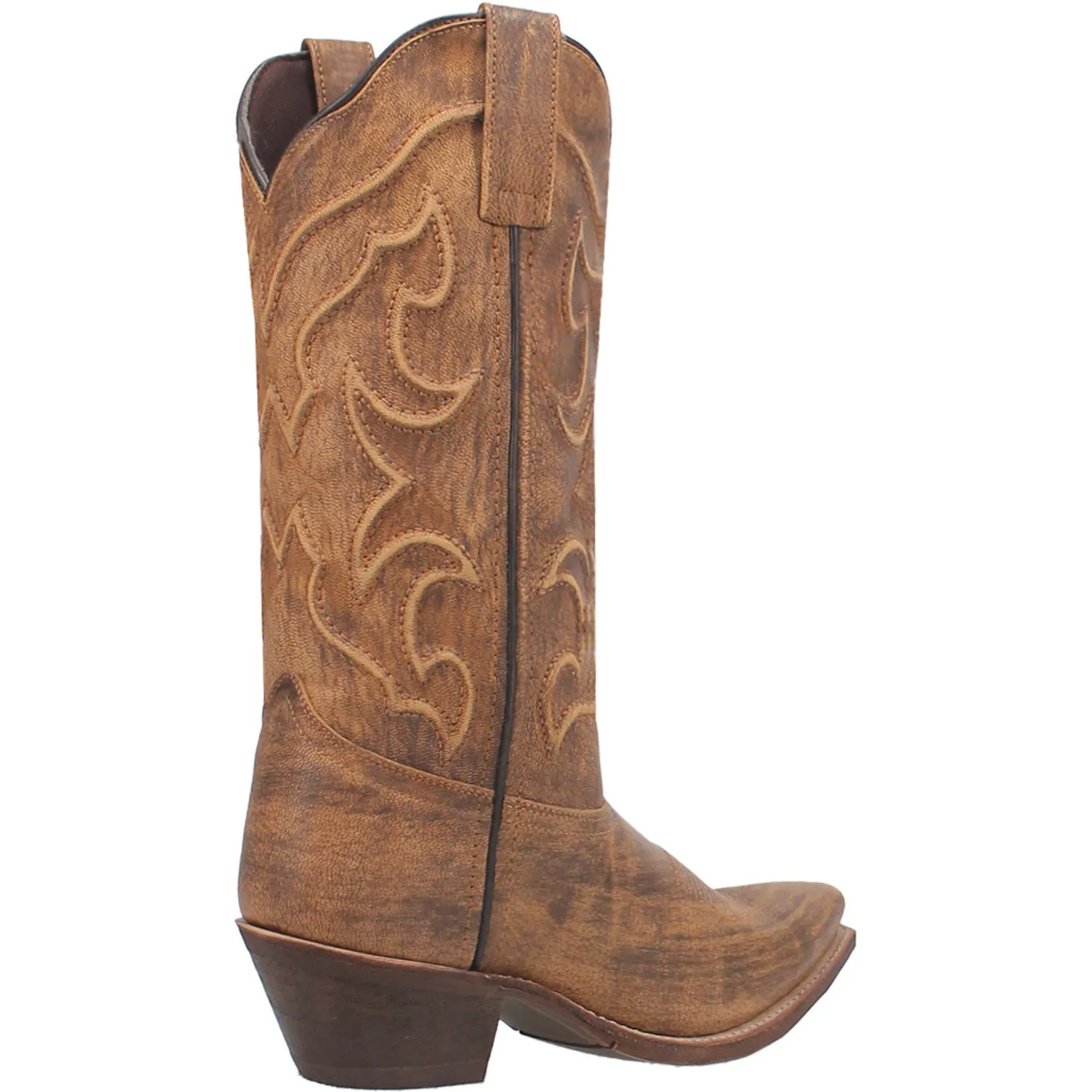 Laredo Women's Leather Cowboy Boots - Reva - Honey