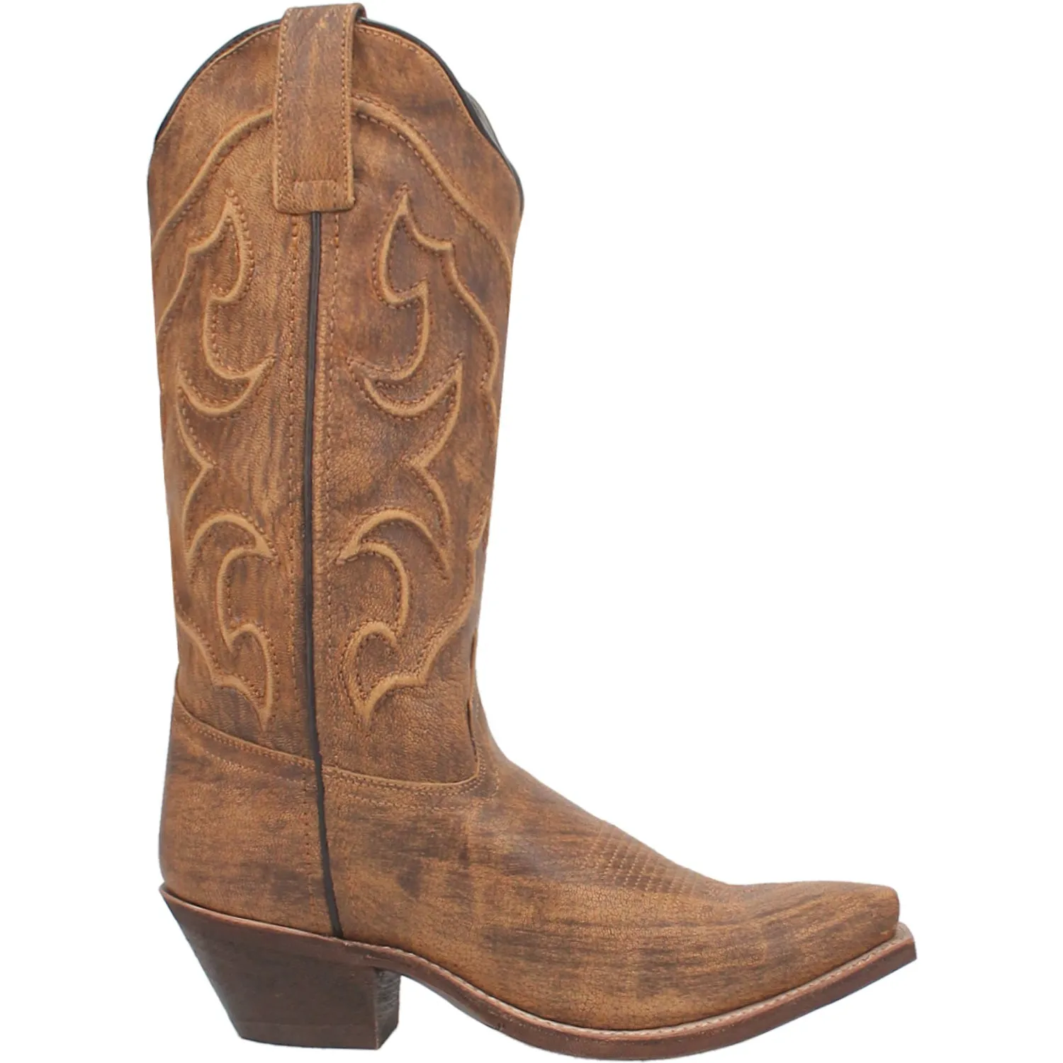 Laredo Women's Leather Cowboy Boots - Reva - Honey