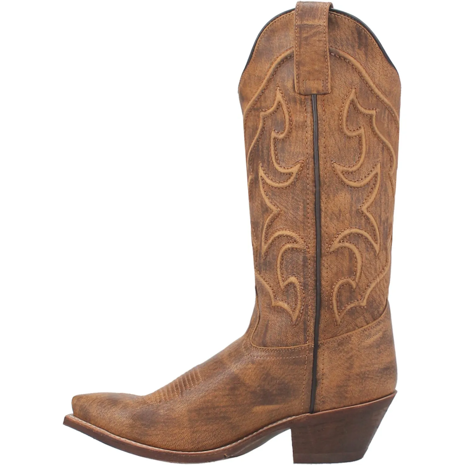 Laredo Women's Leather Cowboy Boots - Reva - Honey