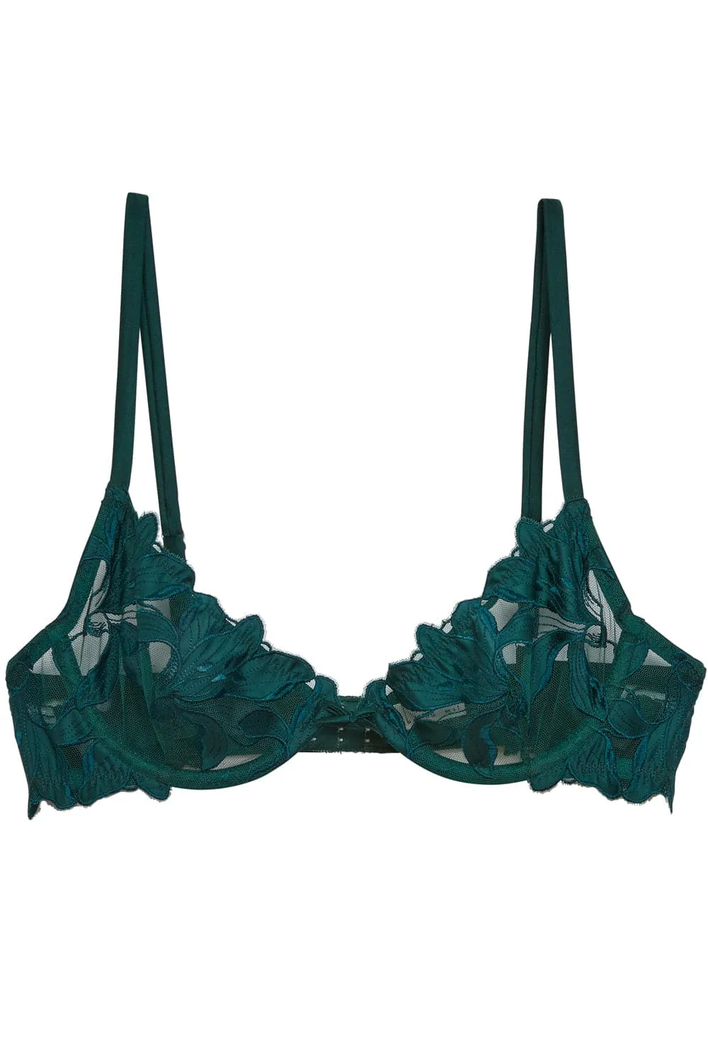 Lily Embroidered Plunge Demi Bra