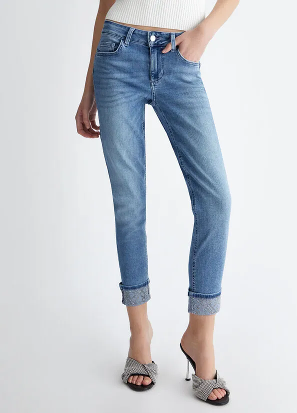 Liu Jo Monroe jeans with fold-up cuffs.