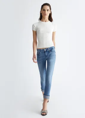 Liu Jo Monroe jeans with fold-up cuffs.