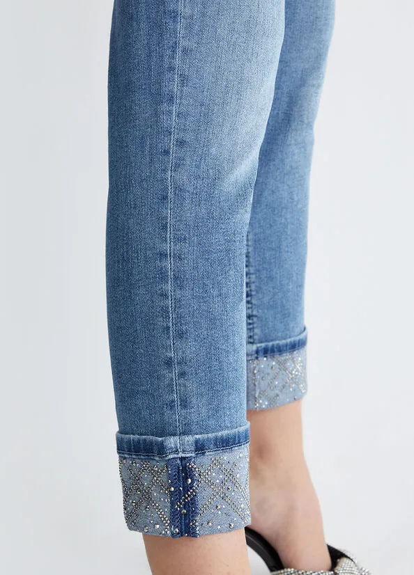 Liu Jo Monroe jeans with fold-up cuffs.