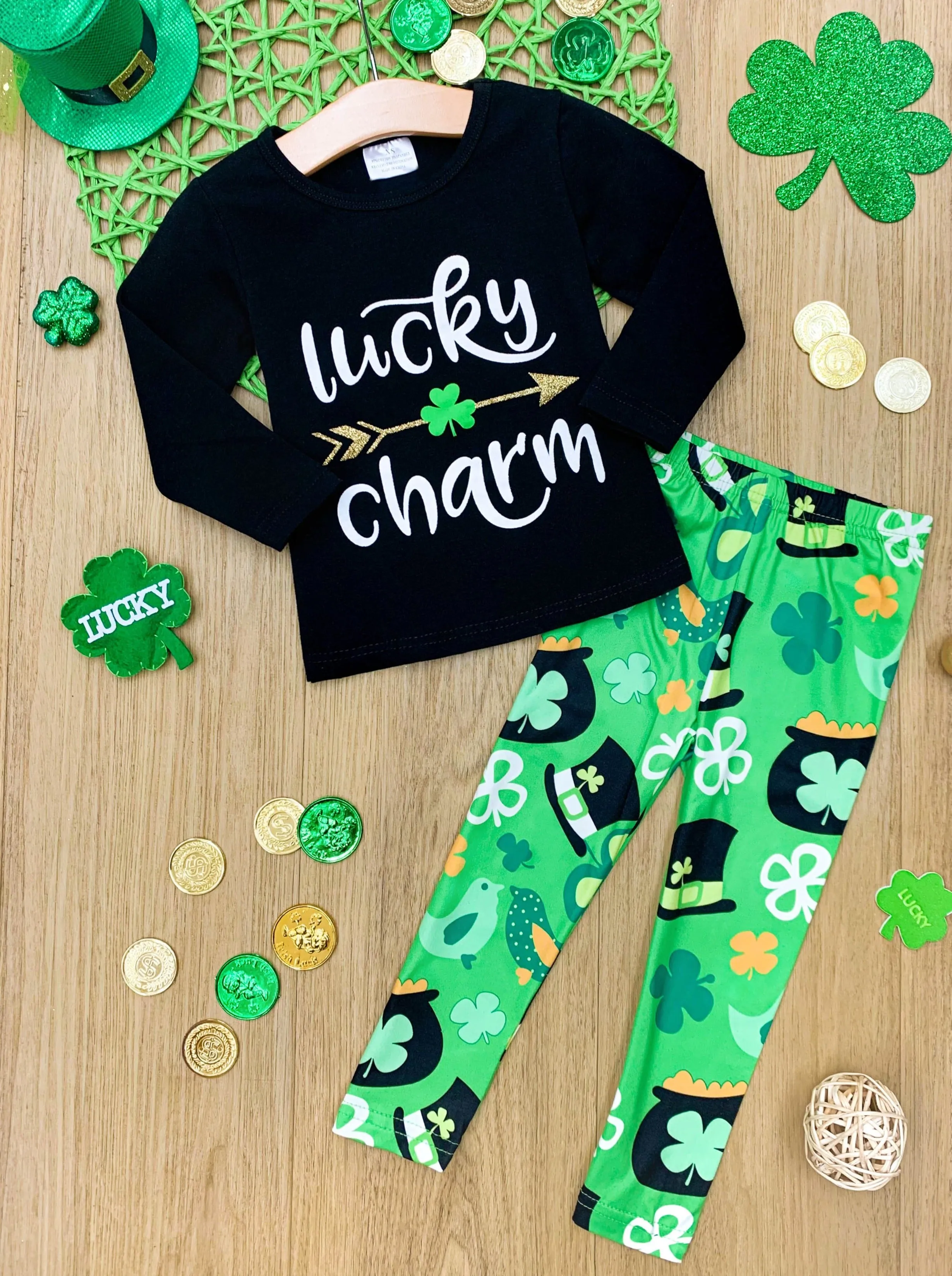 Lucky Charm Leggings Set.