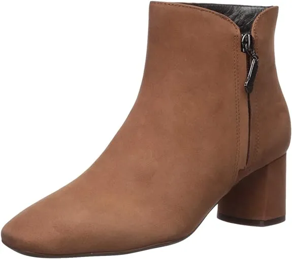 Luxury leather ankle boot with zipper for women - Marc Joseph