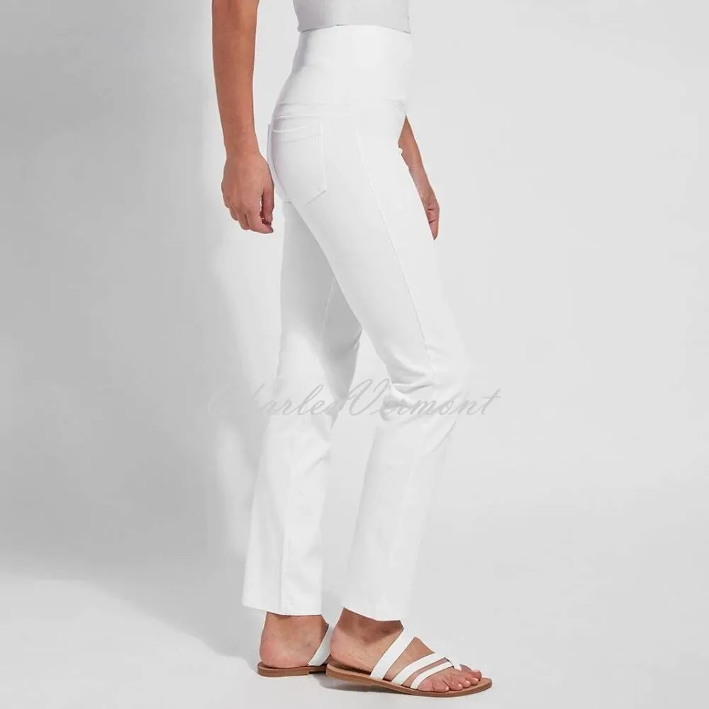 Lysse Straight Leg Denim Jean with Back Pockets - 6176 Style (White)