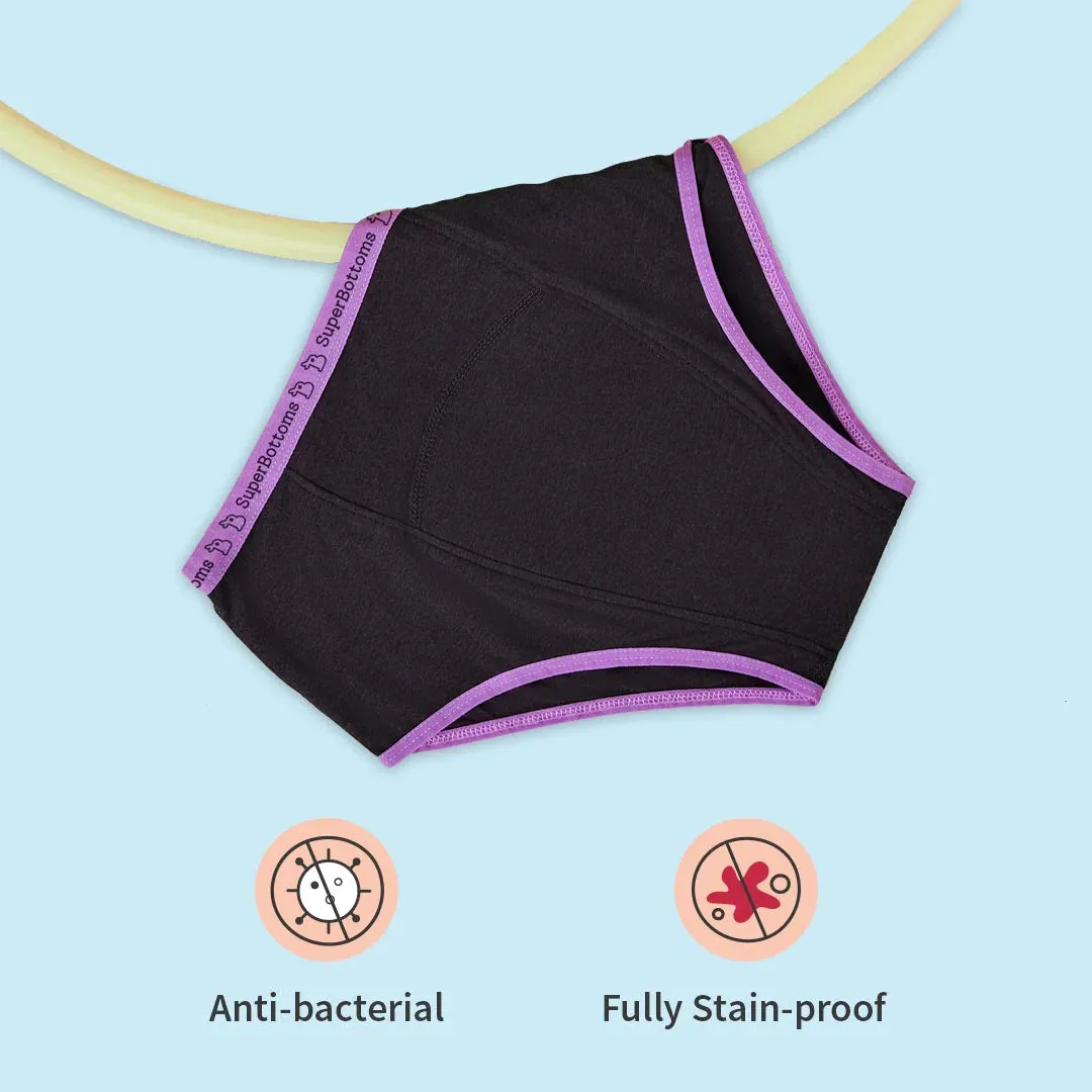 Max Absorb Underwear Pack of 5 - 3 Lilac and 2 Pink - Buy Now!