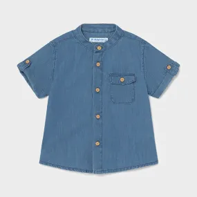 Mayoral jeans short sleeve boy's shirt