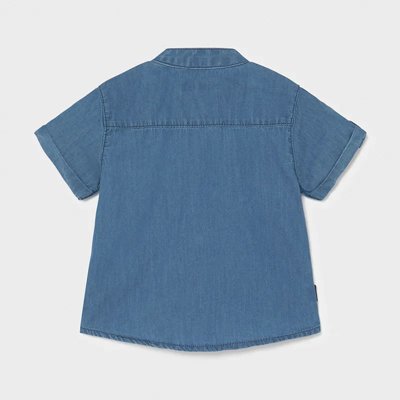 Mayoral jeans short sleeve boy's shirt