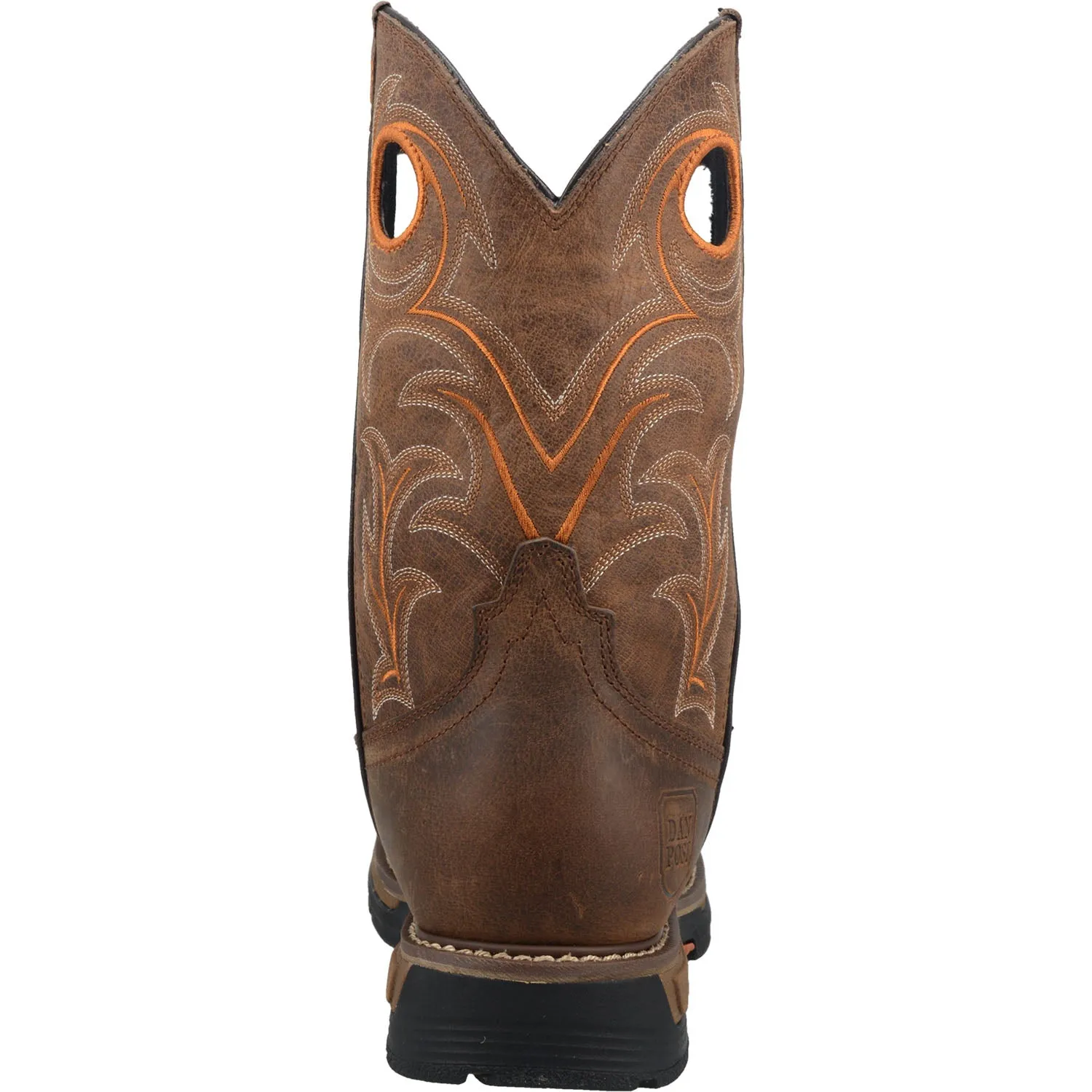 Men's Brown Waterproof Cowboy Boots Leather | 11in Storm's Eye by Dan Post