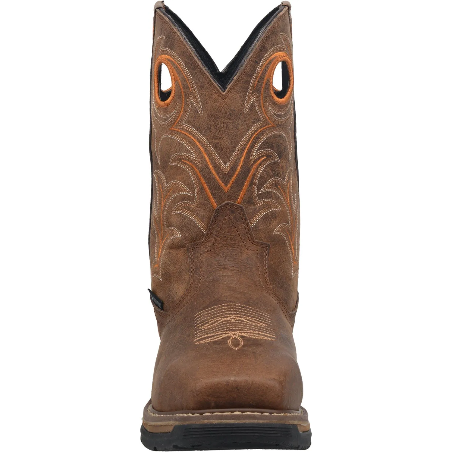 Men's Brown Waterproof Cowboy Boots Leather | 11in Storm's Eye by Dan Post