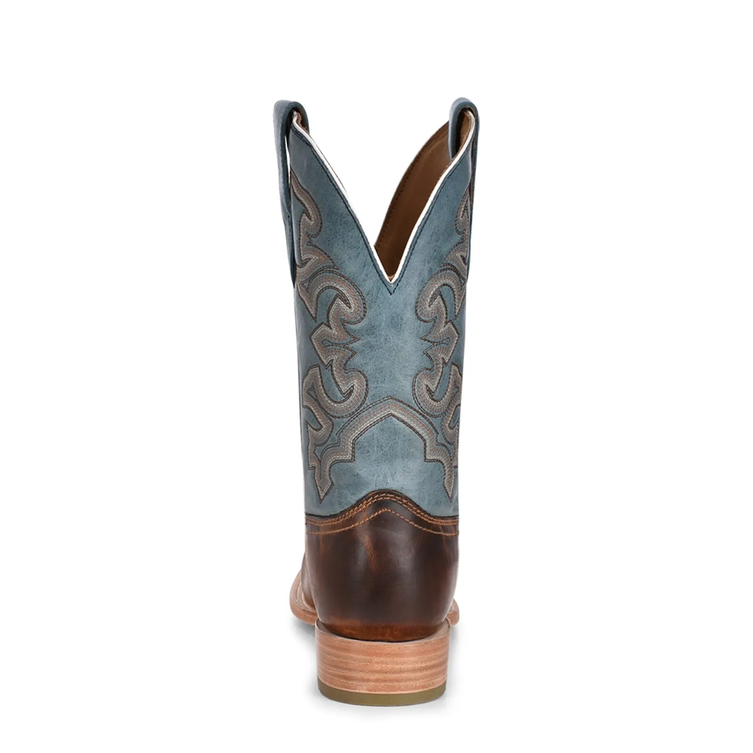 Mens Leather Blue/Tan Western Cowboy Boots - Corral