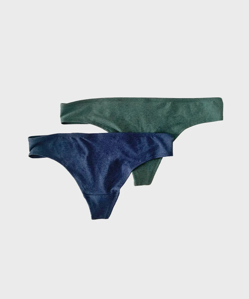 Meri Thong Underwear | 2 Pack Assorted