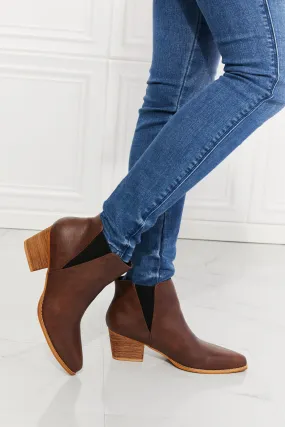 MMShoes Point Toe Bootie - Chocolate | Shop now