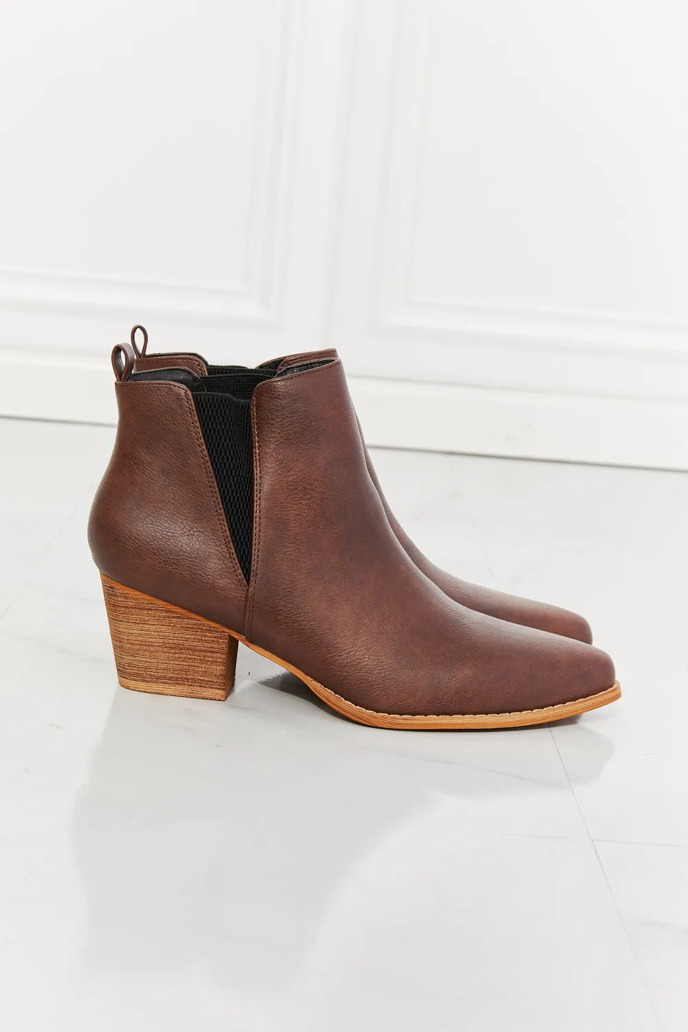 MMShoes Point Toe Bootie - Chocolate | Shop now