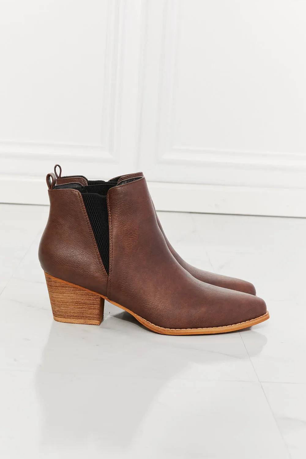 MMShoes Point Toe Bootie - Chocolate | Shop now