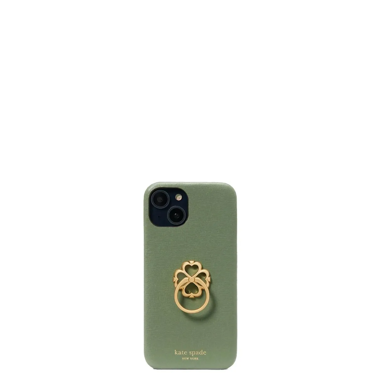 Morgan Green Phone Case with Spade Ring Stand