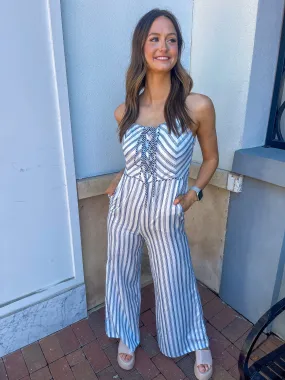 Nantucket Striped Jumpsuit - Striped Jumpsuit, Nantucket-themed