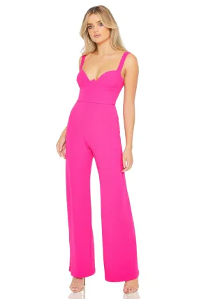 Neon Pink Nookie Romance Jumpsuit