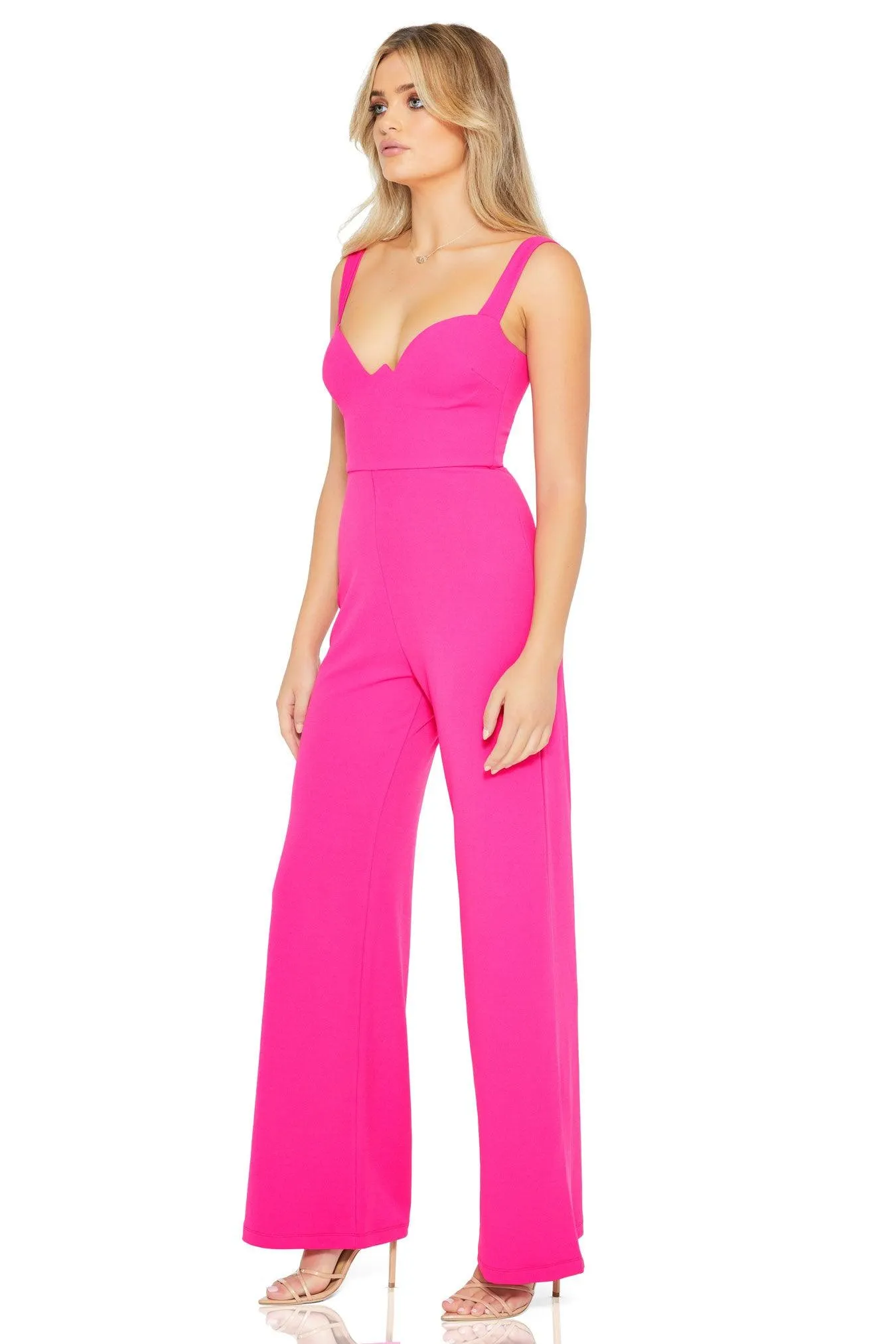 Neon Pink Nookie Romance Jumpsuit